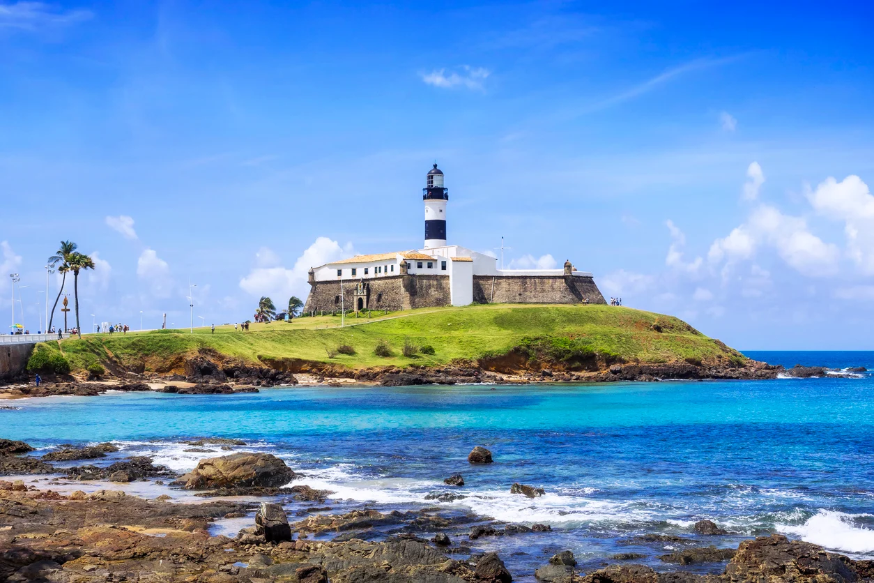 Farol da Barra en Salvador de Bahía, viaje a Brasil